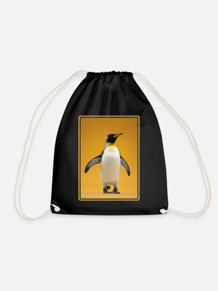 Pinguine Pinguin - Turnbeutel - Schwarz