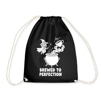 Hexenbrau Perfektion - Turnbeutel - Schwarz - Vorne