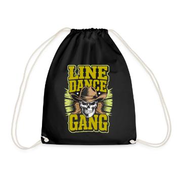Gang de Cowboy de la Gang de Danses en Ligne - Sac de sport léger - noir - Devant