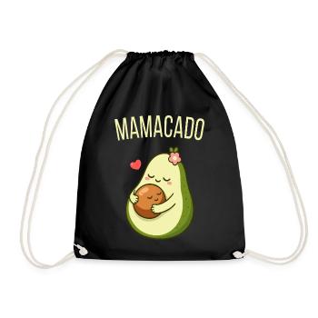 Mamacado Maman de la famille Avocat Maman - Sac de sport léger - noir - Devant