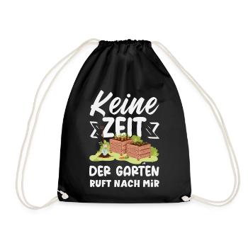 Garten Ruft Nach Mir - Turnbeutel - Schwarz - Vorne