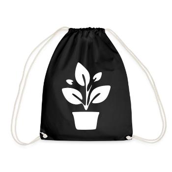 Don du jardinier de jardins de plantes - Sac de sport léger - noir - Devant