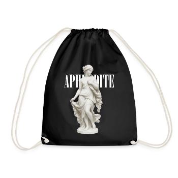 Aphrodite-Marmor - Turnbeutel - Schwarz - Vorne