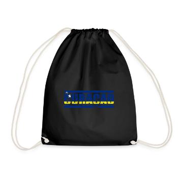Curaçao - Drawstring Bag - black - Front