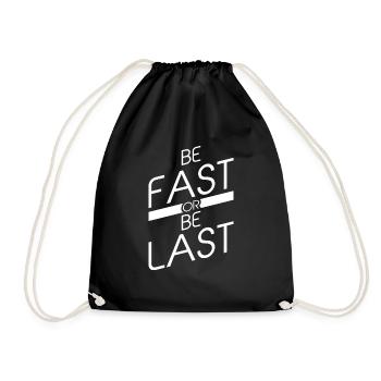 Be Fast Or Be Last Piscine Eau Natation Natation - Sac de sport léger - noir - Devant