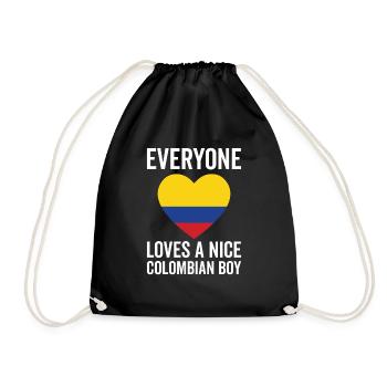 Tout le monde aime un gentil garçon colombien - Sac de sport léger - noir - Devant