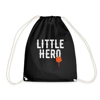 Little Hero - Sweet Toy Balloon - Drawstring Bag - black - Front