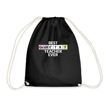 Meilleur professeur de géométrie de tous les temps - Sac de sport léger - noir - Devant