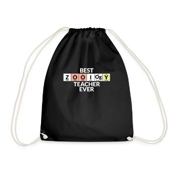 Meilleur professeur de zoologie de tous les temps - Sac de sport léger - noir - Devant