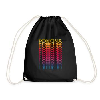 Retro Nostalgic USA City - Rainbow Pomona - Sac de sport léger - noir - Devant