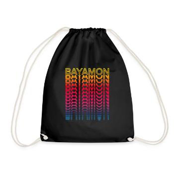 Retro Nostalgic USA City - Rainbow Bayamon - Sac de sport léger - noir - Devant