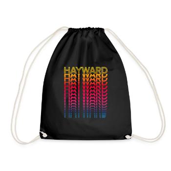 Retro Nostalgic USA City - Rainbow Hayward - Sac de sport léger - noir - Devant