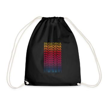 Retro Nostalgic USA City - Rainbow Pasadena - Sac de sport léger - noir - Devant