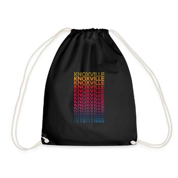 Retro Nostalgic USA City - Rainbow Knoxville - Sac de sport léger - noir - Devant
