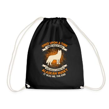 Il était une fois - Alaskan Husky - Sac de sport léger - noir - Devant