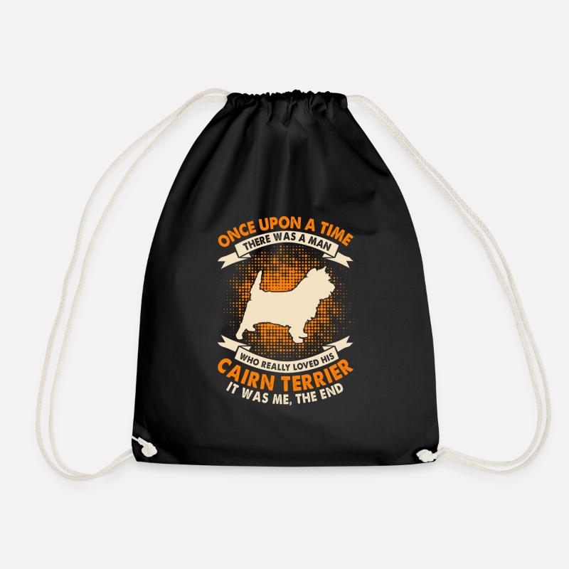 Einmal - Cairn Terrier - Turnbeutel - Schwarz