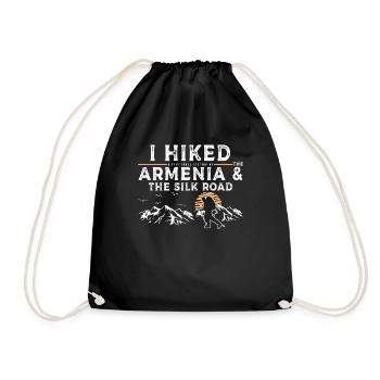 Randonnée - L’Arménie et la Route de la Soie - Sac de sport léger - noir - Devant