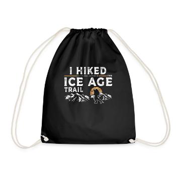 Hiking - Hayduke Trail - Drawstring Bag - black - Front