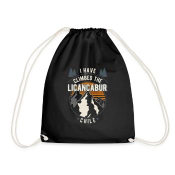 Wanderer - Kletterer -Wanderwanderung Licancabur - Turnbeutel - Schwarz - Vorne