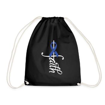 Band Arthritis Cancer Awareness - Drawstring Bag - black - Front