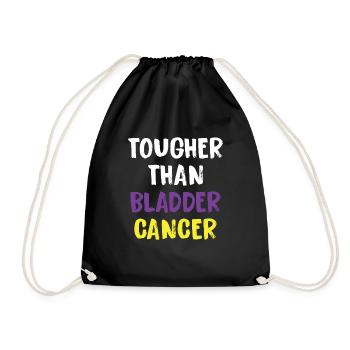 Plus dur que le cancer de la vessie - Sac de sport léger - noir - Devant