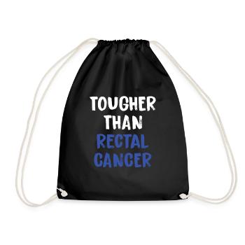 Plus dur que le cancer du rectum - Sac de sport léger - noir - Devant