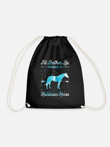 Monter un cheval Holsteiner - Sac de sport léger - noir
