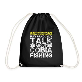 Pêche - Cobia -Poisson - Sac de sport léger - noir - Devant