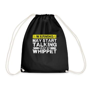 Parlez de Whippet - Sac de sport léger - noir - Devant