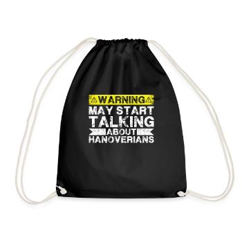 En parlant des Hanovriens - Sac de sport léger - noir - Devant