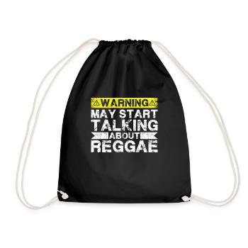 En parlant de musique reggae - Sac de sport léger - noir - Devant