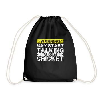 En parlant de cricket - Sac de sport léger - noir - Devant
