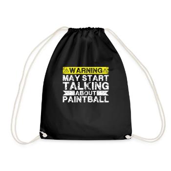 Apropos Paintball - Turnbeutel - Schwarz - Vorne
