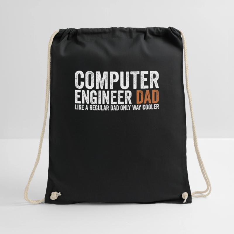 Dad - Computer Engineer Drawstring Bag