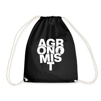 Accounting profession - Agronomist - Drawstring Bag - black - Front