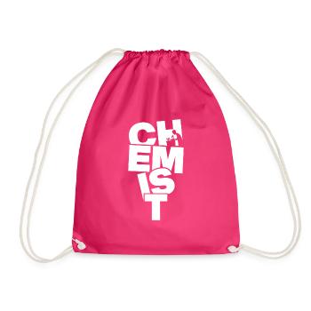 Profession Job Work - Chemist - Drawstring Bag - fuchsia - Front