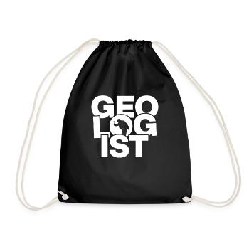 Profession de géologie Travail - Géologue - Sac de sport léger - noir - Devant