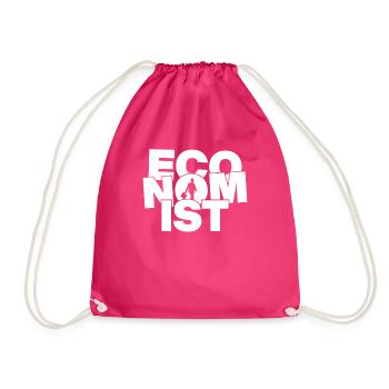 Economy Profession Job Work - Economist - Drawstring Bag - fuchsia - Front