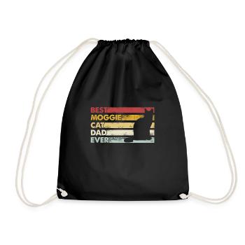 Meilleur père de tous les temps - Moggie Cat - Sac de sport léger - noir - Devant