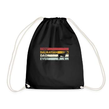 Meilleur père de tous les temps - Dalmatien - Sac de sport léger - noir - Devant