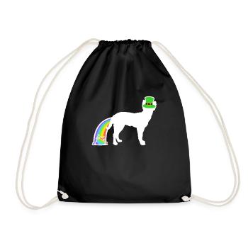 Chien de Saint-Patrick - Mudi - Sac de sport léger - noir - Devant