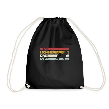 Meilleur père de tous les temps - Leonberger - Sac de sport léger - noir - Devant