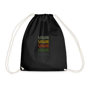 70s Retro Name Vintage Personalisieres Uwe - Sac de sport léger - noir - Devant