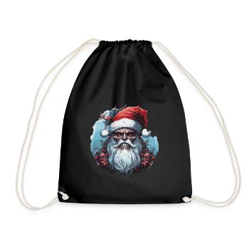 Père Noël Kraus 3 - Sac de sport léger - noir - Devant