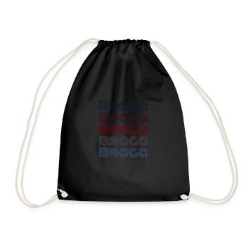 Vintage Portugal City - Retro Braga - Sac de sport léger - noir - Devant