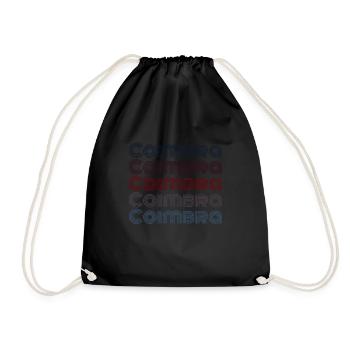 Vintage Portugal City - Retro Coimbra - Sac de sport léger - noir - Devant