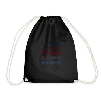 Vintage El Salvador City - Retro Apopa - Drawstring Bag - black - Front