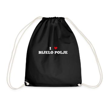 Heart Montenegro City - I love Bijelo Polje - Drawstring Bag - black - Front