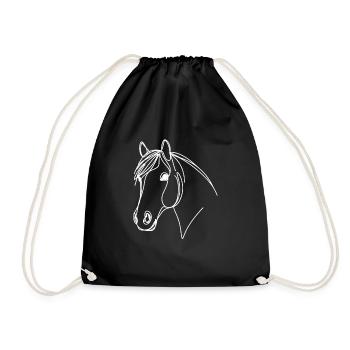 Line Art Papa Maman - Classe - Sac de sport léger - noir - Devant