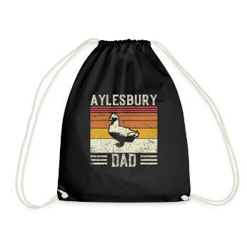 Entendad - Vintage Aylesbury - Drawstring Bag - black - Front